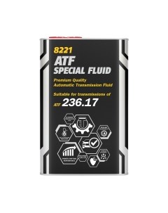 Трансмиссионное масло Mannol ATF Special Fluid 236.17 / MN8221-1ME