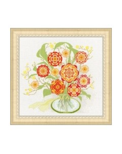 Набор для вышивания Солнечный букет / СШ-012 Золотое руно