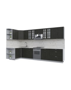 Кухонный гарнитур Интерлиния Берес 1.5x3.6 левая