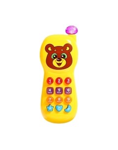 Развивающая игрушка Zabiaka Телефончик. Забавный мишка B87 / 3098522