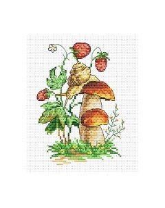 Набор для вышивания Лесная улитка / М-100м М.п.студия