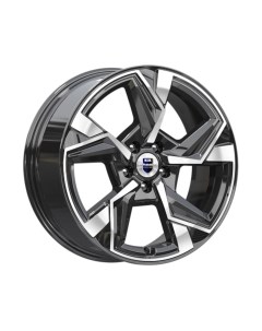 Литой диск K&K Кайан 18x7.5" 5x110мм DIA 65.1мм ET 37мм Алмаз черный K&k