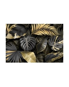 Фотообои листовые Vimala Золотые листья 3