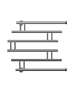 Полотенцесушитель водяной НИКА ПМ-4 50x50 / 590550200 Ника
