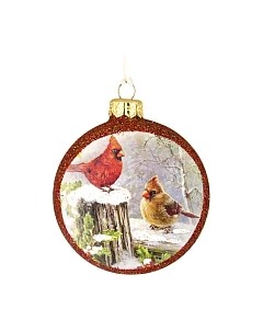 Елочная игрушка Грай Медальон-Птички Ф-95