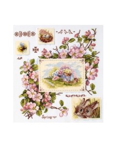 Набор для вышивания Весенний сэмплер / K-120 Merejka