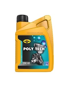 Моторное масло Poly Tech 5W40 / 36139 Kroon-oil