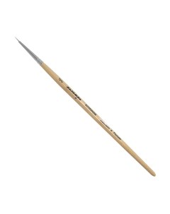 Кисть для рисования ПАЛИТРА Колонок круглая 00 / пЖК1-00.50Б Палитра