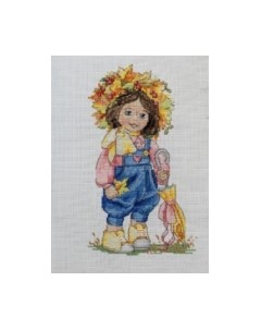 Набор для вышивания Осенняя девочка / K-100 Merejka
