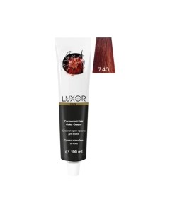 Крем-краска для волос Luxor Professional Стойкая 7.40 Luxor professional