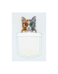 Набор для вышивания Пушистый умник / В-247М М.п.студия