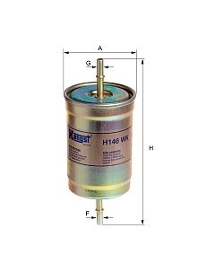 Топливный фильтр Hengst H146WK