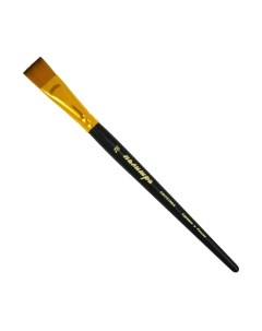 Кисть для рисования ПАЛИТРА Синтетика плоская 16 / пЖS2-16,05Ж Палитра