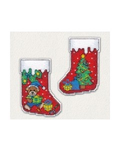Набор для вышивания Новогодний сапожок / 1135В Овен