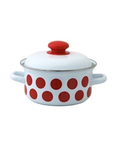 Кастрюля Горох красный С-1510 АП2/4 Лысьвенские эмали