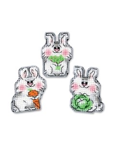 Набор для вышивания Магниты Ушастики / 2041Р Риолис