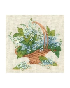 Набор для вышивания Лесные ландыши / 2069Р Риолис
