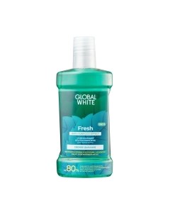 Ополаскиватель для полости рта Global White Anti-Tobacco Effect с экстрактами оливы и петрушки Global white