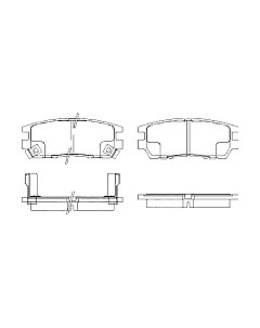 Тормозные колодки Patron PBP804 Патрон