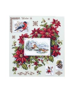 Набор для вышивания Зимний сэмплер / K-119 Merejka