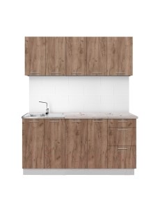 Кухонный гарнитур Артём-Мебель Оля СН-114 без стекла ДСП 1.6м Артём-мебель