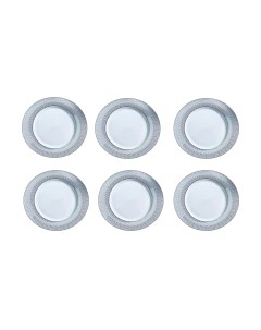 Набор тарелок Lenardi Севилья серебро 145-562