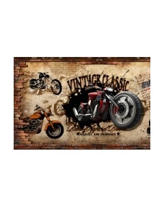 Фотообои листовые ФабрикаФресок Мотоцикл винтаж / 694270 Фабрикафресок