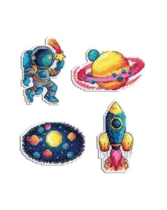 Набор для вышивания Космос. Магниты / Р-576М М.п.студия