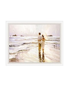 Картина Декарт Прогулка по пляжу 8Л0406