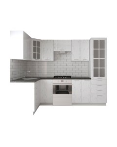 Кухонный гарнитур Артём-Мебель София СН-114 со стеклом МДФ 1.4x2.7 Артём-мебель