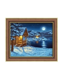 Набор алмазной вышивки Январское полнолуние / АЖ-4103 Алмазная живопись