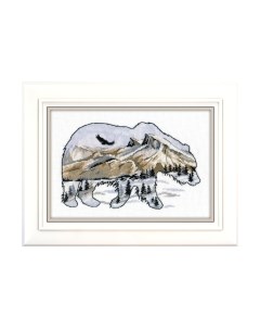 Набор для вышивания Мир животных. Медведь / 1052В Овен