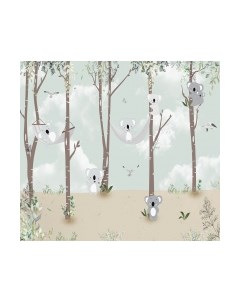 Фотообои листовые Vimala Коалы на деревьях