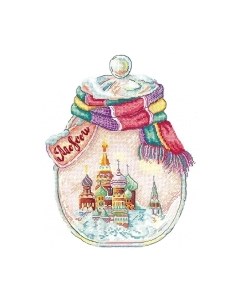 Набор для вышивания Города в банках. Москва / Г-07С Сделай своими руками