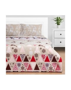 Комплект постельного белья Новогодний пэчворк / 7787721 Этель
