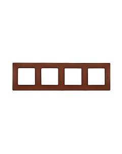 Рамка для выключателей и розеток Legrand Etika 672574