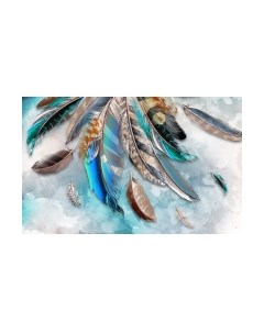 Фотообои листовые Vimala Разноцветные перья