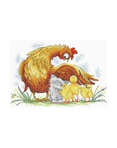 Набор для вышивания Под маминым крылом / М-201М М.п.студия