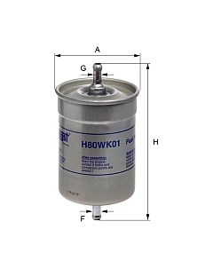Топливный фильтр Hengst H80WK01