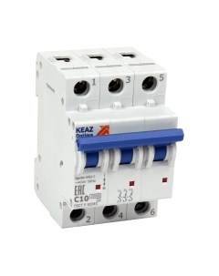 Выключатель автоматический КЭАЗ OptiDin BM63-3C13-10-УХЛ3 / 249255 Кэаз