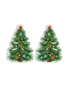 Набор для вышивания Новогодняя красавица / Р-453М М.п.студия