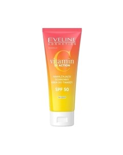 Крем для лица Eveline Cosmetics Vitamin C 3x Action Увлажняющe-защитный SPF50 Eveline cosmetics