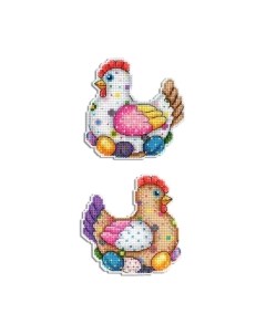 Набор для вышивания Пасхальная курочка / Р-410М М.п.студия