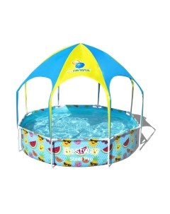 Каркасный бассейн Steel Pro Splash-in-Shade 56432 Bestway