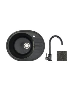 Мойка кухонная со смесителем БелЭворс New Lux L + смеситель W4998-3-22 Белэворс