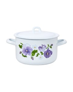 Кастрюля Лысьвенские эмали Анютины глазки С-16111/4 Э