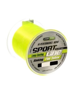 Леска монофильная Carp Pro Sport Line Fluo Yellow 1000M / CP2110-0235 Carp pro