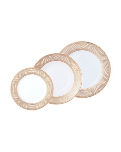 Набор столовой посуды Lefard Золотая сетка / 770-229