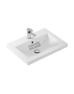 Умывальник со смесителем Cersanit Como 60 / S-UM-COM60/1-w + 63037