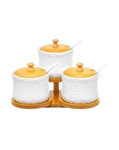 Набор емкостей для хранения Elan Gallery Розы / 540868 Elan gallery